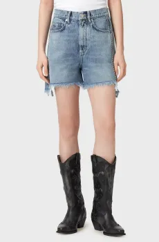 Женские голубые джинсовые шорты FRANKIE Голубой 28 AllSaints W056EE