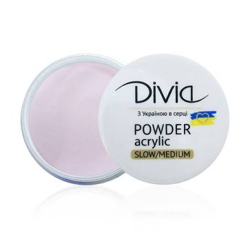 Акриловая пудра для ногтей Divia Acrylic Powder Slow/Medium, AS27 True Pink, 32 г (Di1808) Акриловая пудра для ногтей Divia Acrylic Powder Slow/Medium, AS27 True Pink, 32 г (Di1808)