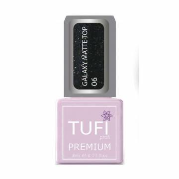 Топ для гель-лака Tufi profi Premium Galaxy Matte Top 06 Капелла, 8 мл Топ для гель-лака Tufi profi Premium Galaxy Matte Top 06 Капелла, 8 мл