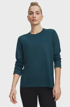 Женский темно-зеленый лонгслив W Explor IsoChill UPF LS Зеленый XS Under Armour 6009569-919