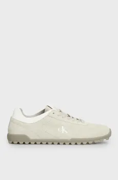 Женские серые замшевые кроссовки LOW PROFILE Серый 37 Calvin Klein YW0YW01898