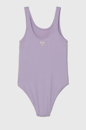 Детский слитный купальник Guess цвет фиолетовый