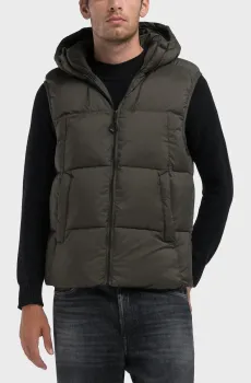 Мужской зеленый жилет Зеленый L Replay M8406 .000.84972