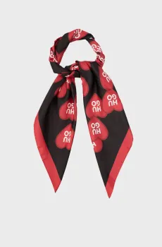Женский черный платок Черный ONESIZE HUGO 50535470;005