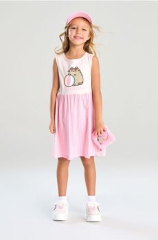 Трикотажна сукня Pusheen the Cat - пастельний рожевий