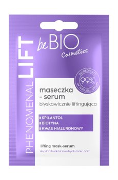 Лифтинговая маска-сыворотка для лица beBIO Phenomenal Lift Lifting Mask-Serum, 10 мл