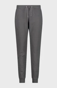 Женские серые спортивные брюки LONG PANT STRETCH BRUSHED FLEE Серый 38 CMP 31D4296M-U817