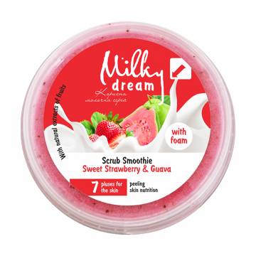 Скраб-смузи для тела Milky Dream Сладкая клубника и гуава, 140 г Скраб-смузи для тела Milky Dream Сладкая клубника и гуава, 140 г