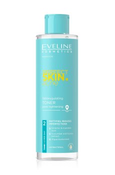 Тоник для лица Eveline Cosmetics Perfect Skin Acne, себорегуляция и сужение пор, 200 мл
