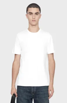 Мужская белая футболка HARRIS Белый L AllSaints M018JF