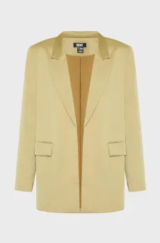 Женский золотистый жакет Золотой S DKNY P3GCNU32