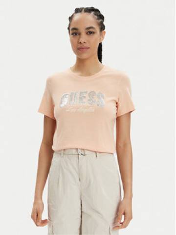 Guess Футболка Ss Rn Sequins Logo T W4GI31 I3Z14 Оранжевий Regular Fit Guess Футболка Ss Rn Sequins Logo T W4GI31 I3Z14 Оранжевий Regular Fit