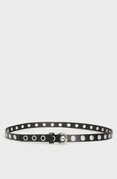 Женский черный ремень Черный XS-S Tally Weijl ABELILRIVET