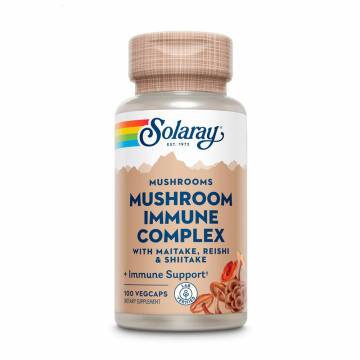 Грибной иммунный комплекс Solaray Mushroom Immune Complex, 100 вегетарианских капсул