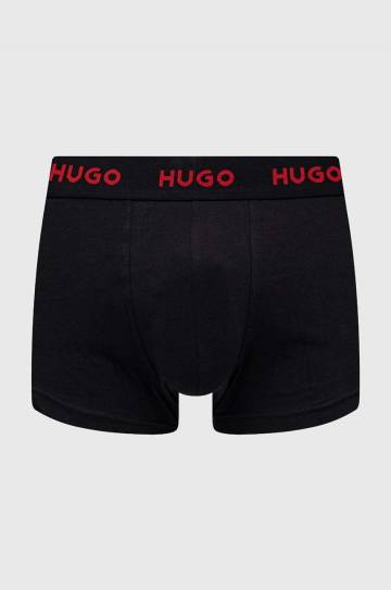 Боксеры HUGO 3 шт мужские цвет чёрный Боксеры HUGO 3 шт мужские цвет чёрный