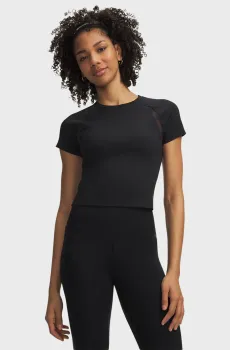 Женская черная футболка Motion Mesh SS Черный L Under Armour 6011045-001