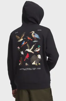 Мужское черное худи UA Birdie Watching Hoodie Черный L Under Armour 6003729-001