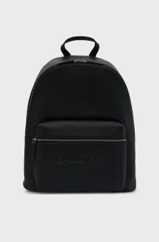 Мужской черный кожаный рюкзак Черный ONESIZE Baldinini G2FPMGEC0055;999