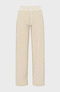 Женские бежевые спортивные брюки с узором Бежевый M Guess V6YB02.K4783;FNMZ