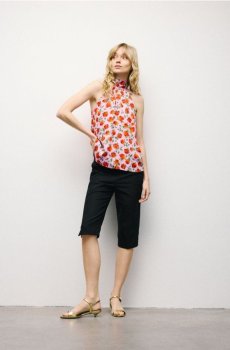 Reserved - Штани капрі - чорний - 039KK-99X