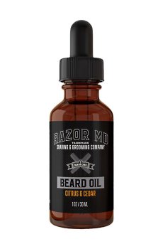 Мужское масло для бороды Razor MD Beard Oil Цитрус и кедр, 30 мл