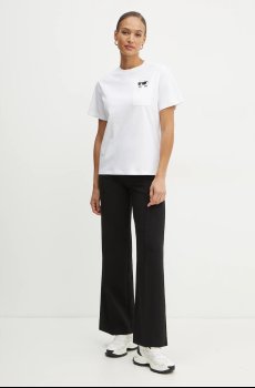 Хлопковая футболка Karl Lagerfeld IKON