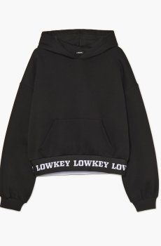 Cropp - Худі з принтом - чорний