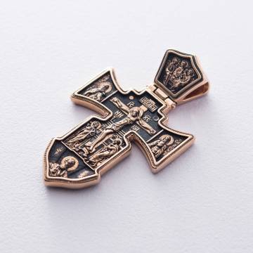Православный крест "Распятие. Ангел Хранитель" п01841 Православный крест "Распятие. Ангел Хранитель" п01841