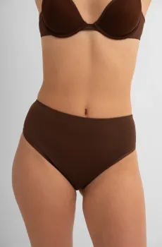 Женские коричневые трусики Коричневый XS brabrabra SLZ23602101