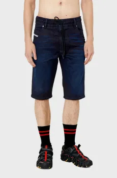Мужские темно-синие джинсовые шорты D-KROOSHORT-Z-NE Синий 34 Diesel A09115 068CU