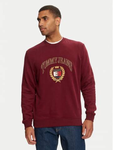 Tommy Jeans Світшот DM0DM19755 Бордовий Regular Fit Tommy Jeans Світшот DM0DM19755 Бордовий Regular Fit