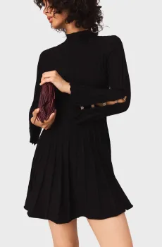 Женское черное платье Черный 38 MAJE MFPRO03828_BlackFW25