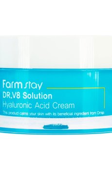 Крем для лица FarmStay DR.V8 Solution Hyaluronic Acid Cream увлажняющий, с гиалуроновой кислотой, 50 мл