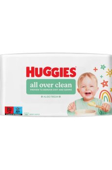 Детские влажные салфетки Huggies Аll Over Clean, 56 шт