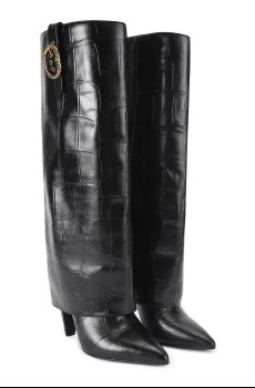 Кожаные сапоги Kurt Geiger London Fold Over Tall Boot