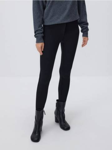Reserved - Легінси з високим вмістом віскози - чорний - 607GA-99X