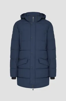 Мужская темно-синяя куртка Синий 46 Karl Lagerfeld 534586.505035;690