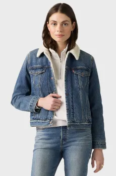 Женская голубая джинсовая куртка Голубой L Levi’s® 36136;0140