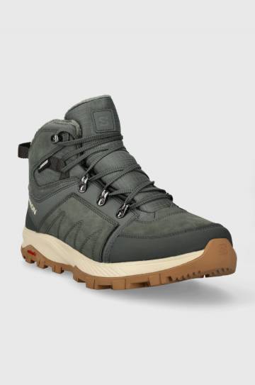 Ботинки Salomon Outchill TS CSWP мужские цвет зелёный с утеплением Ботинки Salomon Outchill TS CSWP мужские цвет зелёный с утеплением