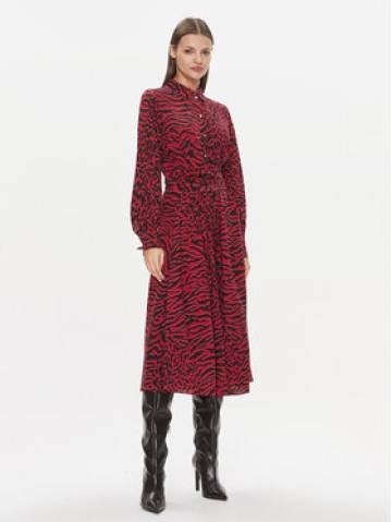 KARL LAGERFELD Сукня-сорочка 240W1300 Бордовий Regular Fit KARL LAGERFELD Сукня-сорочка 240W1300 Бордовий Regular Fit