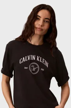 Женская черная футболка RELAXED Черный M Calvin Klein Jeans LV047H809G