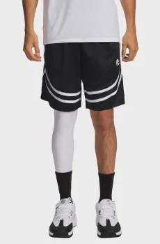 Мужские черные шорты Curry Sig Short Черный M Under Armour 6011369-001