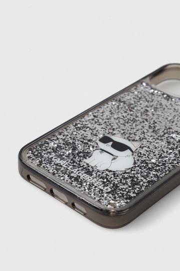 Чехол на телефон Karl Lagerfeld iPhone 15 Plus 6.7 цвет прозрачный Чехол на телефон Karl Lagerfeld iPhone 15 Plus 6.7 цвет прозрачный
