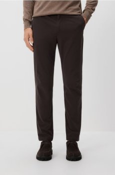 Reserved - Картаті штани-чиноси - темно коричневий - 508GC-89X