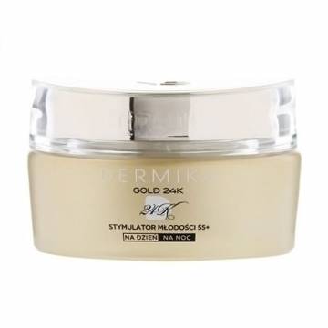 Крем для лица Dermika Luxury Gold Gold 24k Total Benefit Стимулятор молодости, 55+, 50 мл Крем для лица Dermika Luxury Gold Gold 24k Total Benefit Стимулятор молодости, 55+, 50 мл