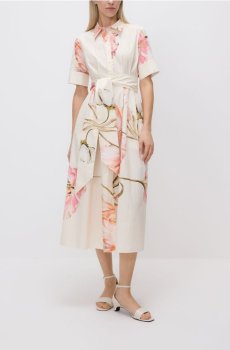 Reserved - Квіткова сукня-сорочка - різнобарвний - 735HR-MLC