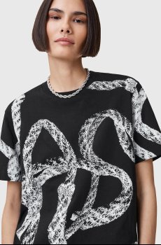 Хлопковая футболка AllSaints HALYARD