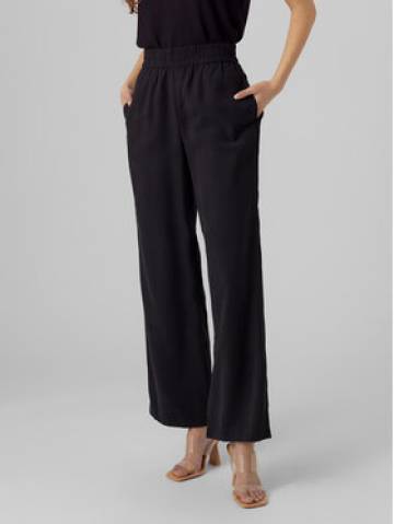 Vero Moda Штани з тканини Carmen 10278926 Чорний Wide Leg Vero Moda Штани з тканини Carmen 10278926 Чорний Wide Leg