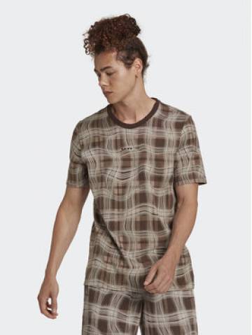 adidas Футболка Reveal Allover Print HK2744 Коричневий Regular Fit adidas Футболка Reveal Allover Print HK2744 Коричневий Regular Fit