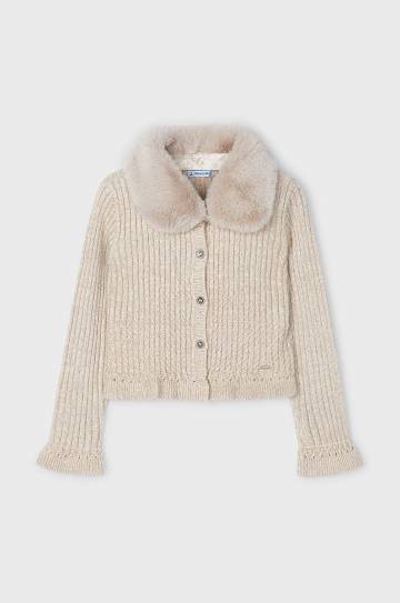 Детский кардиган Mayoral цвет бежевый 4362